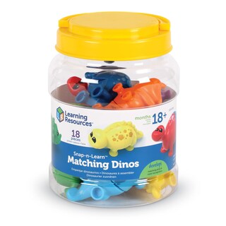 Foto 5 | Toy Learning Resources Snap-n-learn Hace Coincidir Dinosaurios De Más De 18 Meses - Venta Internacional.
