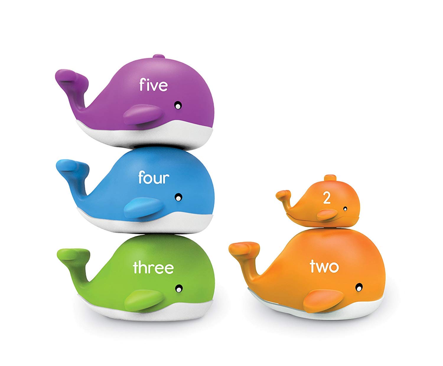 Recursos Educativos Para Aprender Con Juguetes Snap-n-learn Stacking Whales - Venta Internacional.