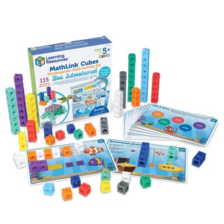 Foto 1 | Set De Actividades Matemáticas Para Jardín De Infantes Mathlink Cubes Sea Adventures - Venta Internacional.