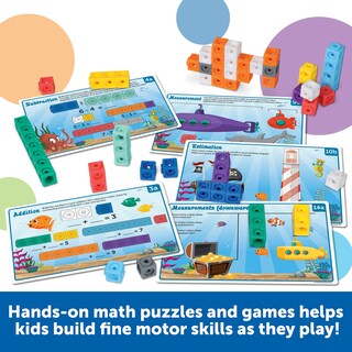 Foto 3 | Set De Actividades Matemáticas Para Jardín De Infantes Mathlink Cubes Sea Adventures - Venta Internacional.