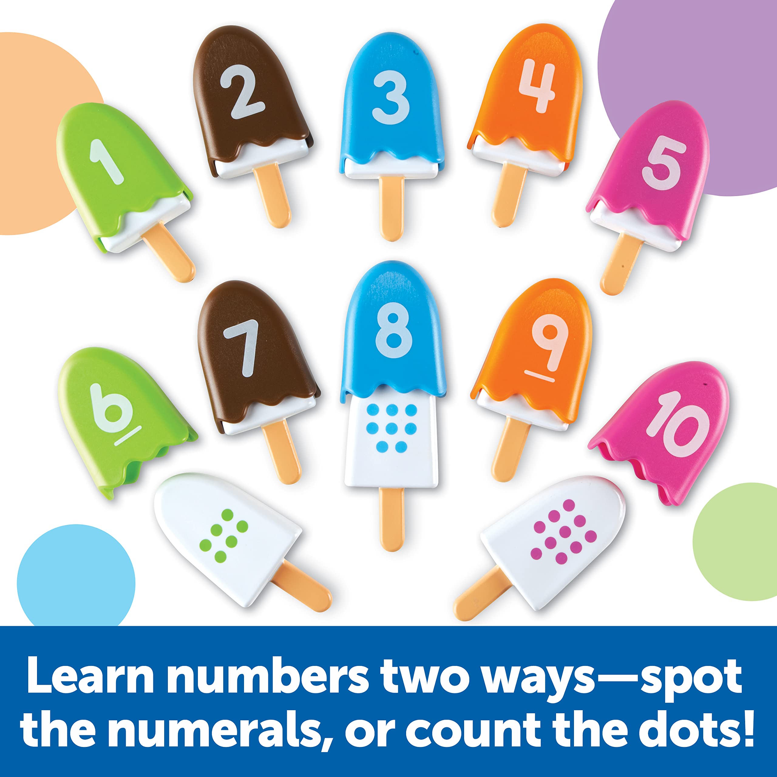 Foto 4 pulgar | Toy Learning Resources Smart Snacks Number Pops, 20 Unidades - Venta Internacional.