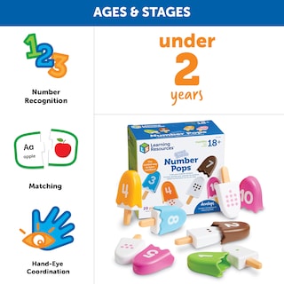 Foto 5 | Toy Learning Resources Smart Snacks Number Pops, 20 Unidades - Venta Internacional.