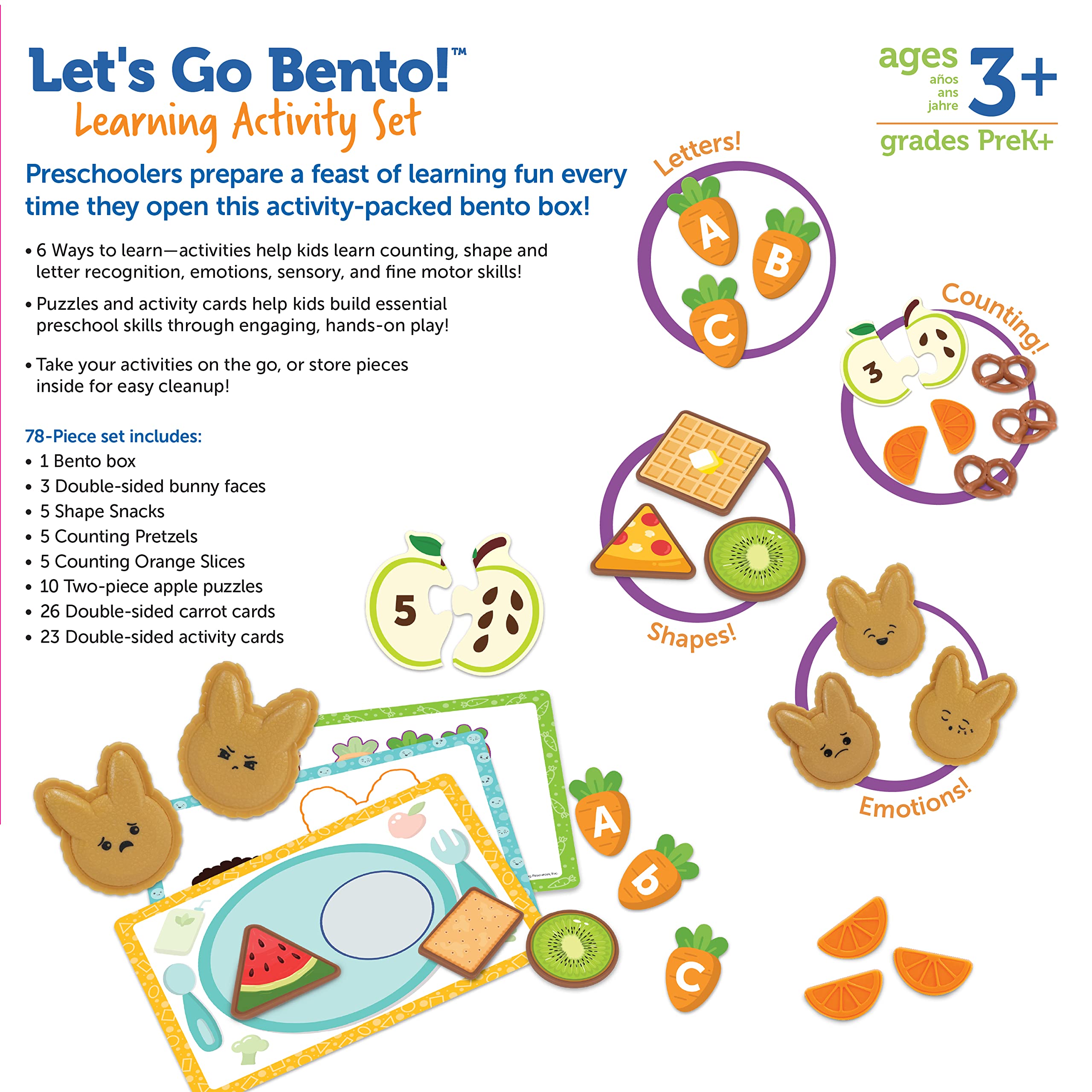 Foto 7 pulgar | Conjunto De Actividades De Aprendizaje Recursos De Aprendizaje ¡vamos Bento! - Venta Internacional.