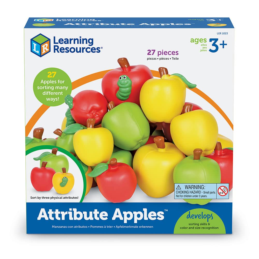 Foto 8 pulgar | Juego De Clasificación De Manzanas Toy Learning Resources Attribute, 27 Piezas - Venta Internacional.