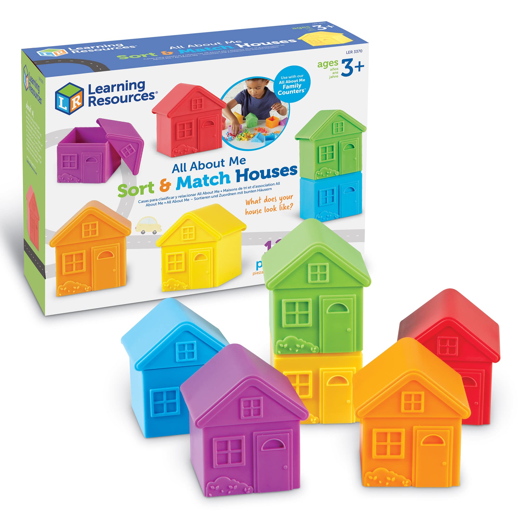Juy Learning Resources All About Me Clasificando Casas, 12 Piezas - Venta Internacional.