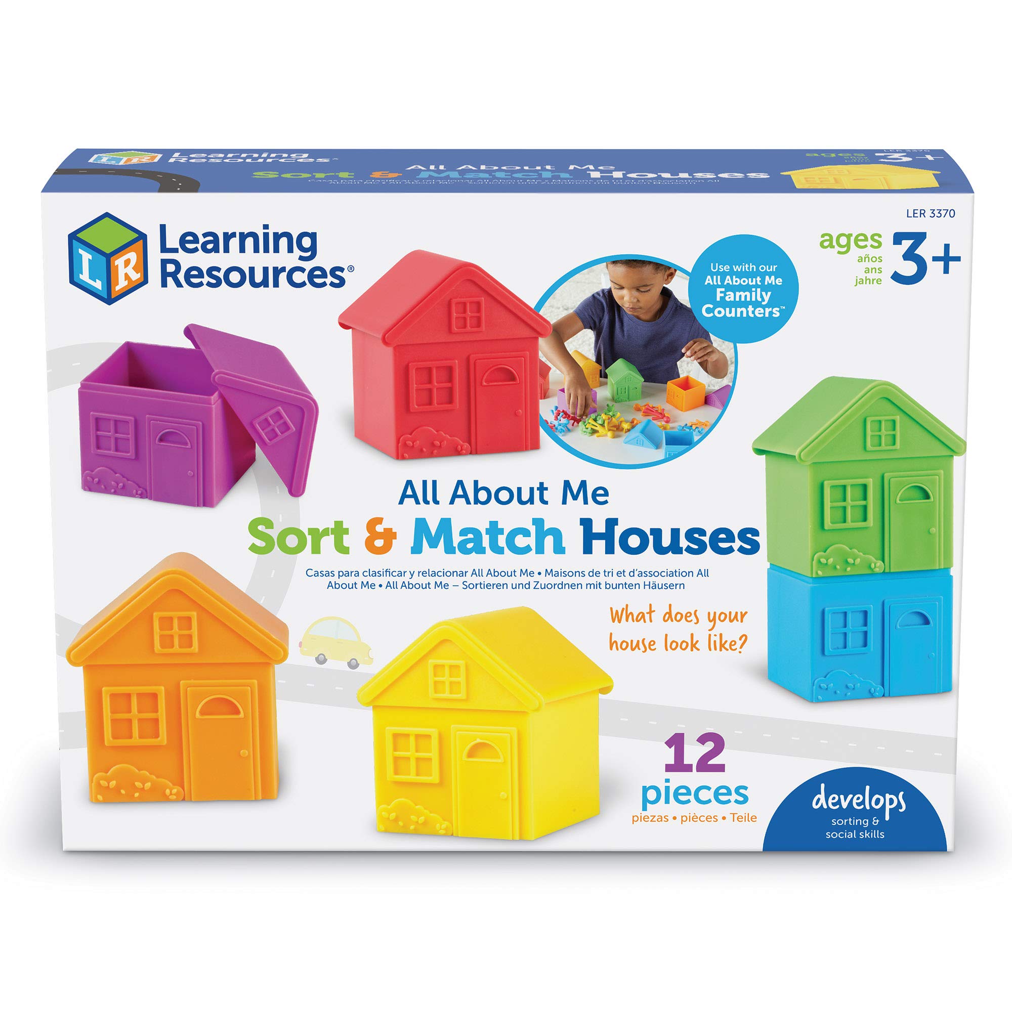 Foto 6 pulgar | Juy Learning Resources All About Me Clasificando Casas, 12 Piezas - Venta Internacional.