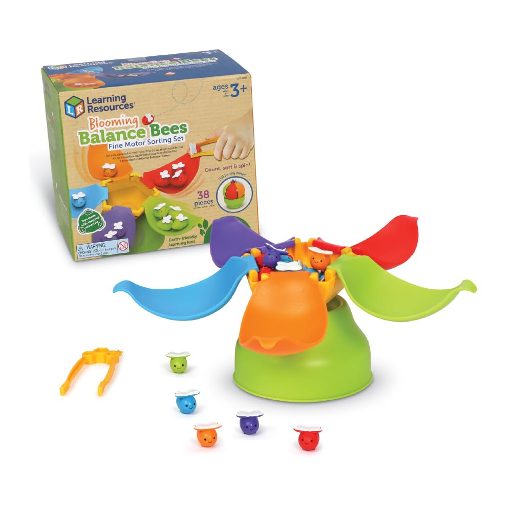 Set De Motricidad Fina Blooming Balance Bees De Toy Learning Resources - Venta Internacional.