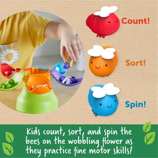 Foto 2 | Set De Motricidad Fina Blooming Balance Bees De Toy Learning Resources - Venta Internacional.
