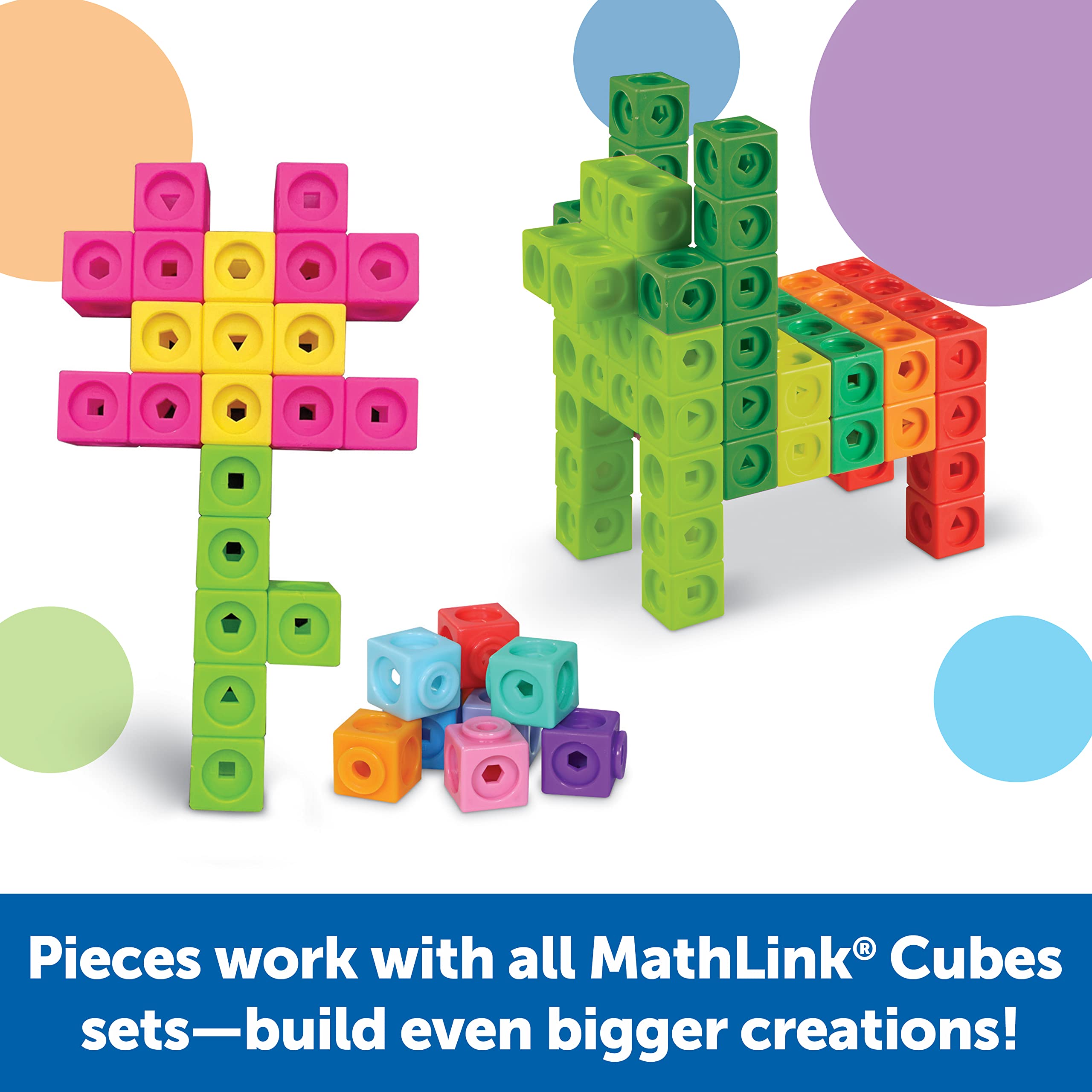 Foto 2 | Conjunto De Actividades Matemáticas Mathlink Cubes Para Jardín De Infantes | Mathtastics - Venta Internacional.