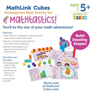 Foto 6 | Conjunto De Actividades Matemáticas Mathlink Cubes Para Jardín De Infantes | Mathtastics - Venta Internacional.