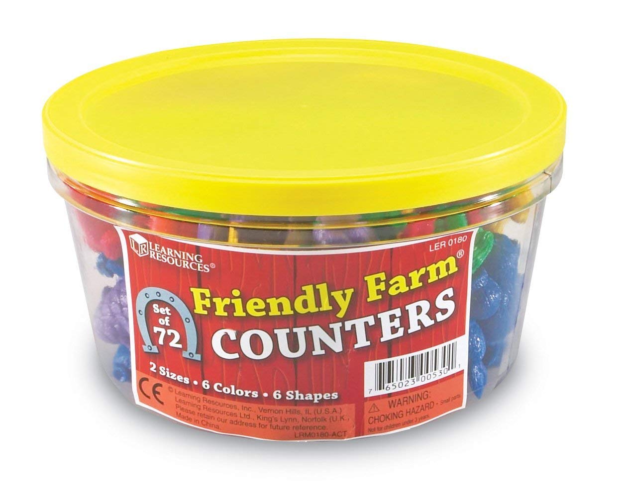 Foto 1 | Contadores Toy Learning Resources, Aptos Para Animales De Granja, 72 Unidades - Venta Internacional.