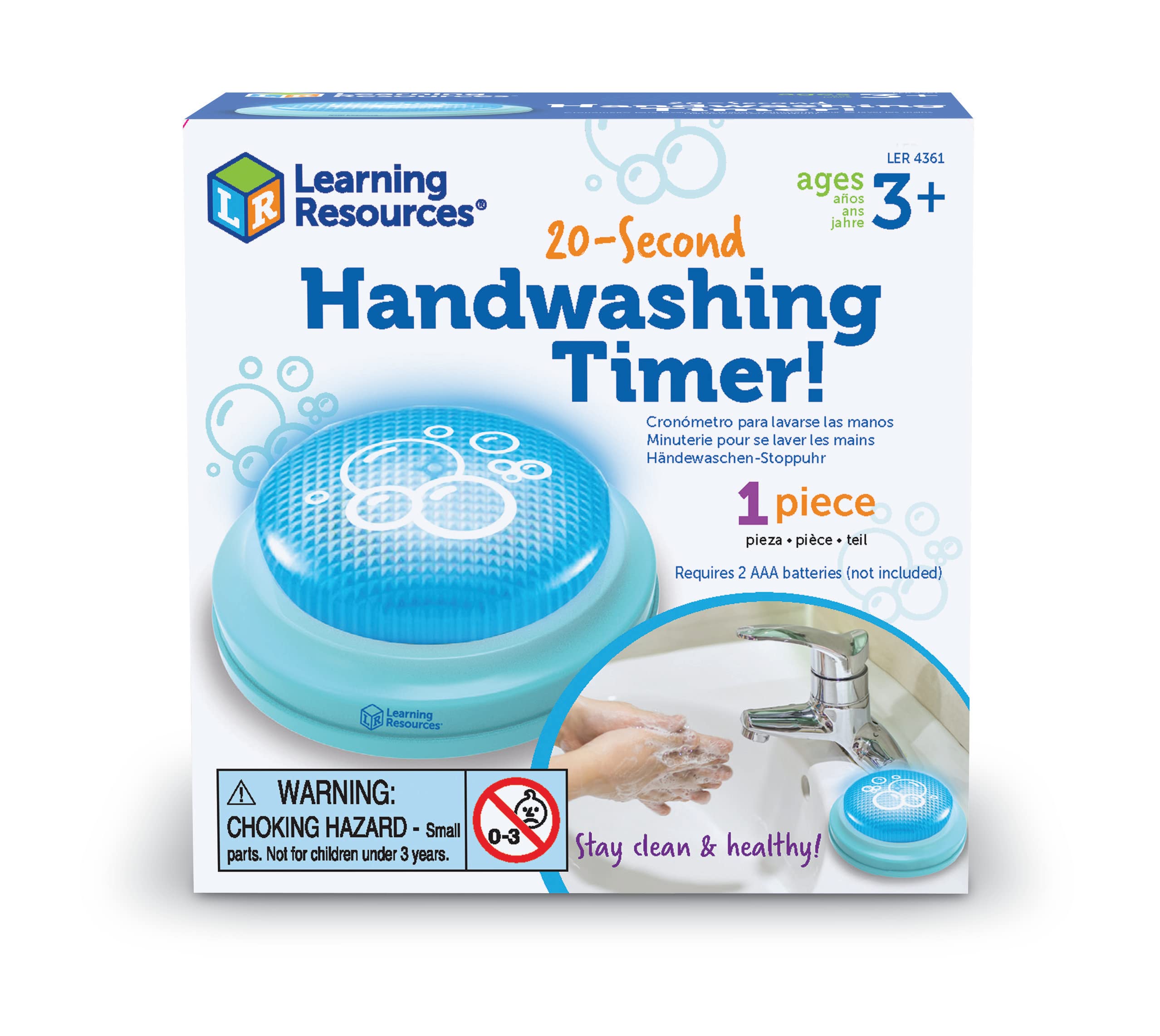 Foto 4 pulgar | Temporizador Para Lavarse Las Manos, Recursos De Aprendizaje, 20 Segundos Para Niños Mayores De 3 Años - Venta In