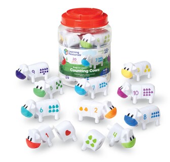 Foto 1 | Juego De Juguetes Learning Resources Snap-n-learn Counting Cows, 20 Piezas - Venta Internacional.