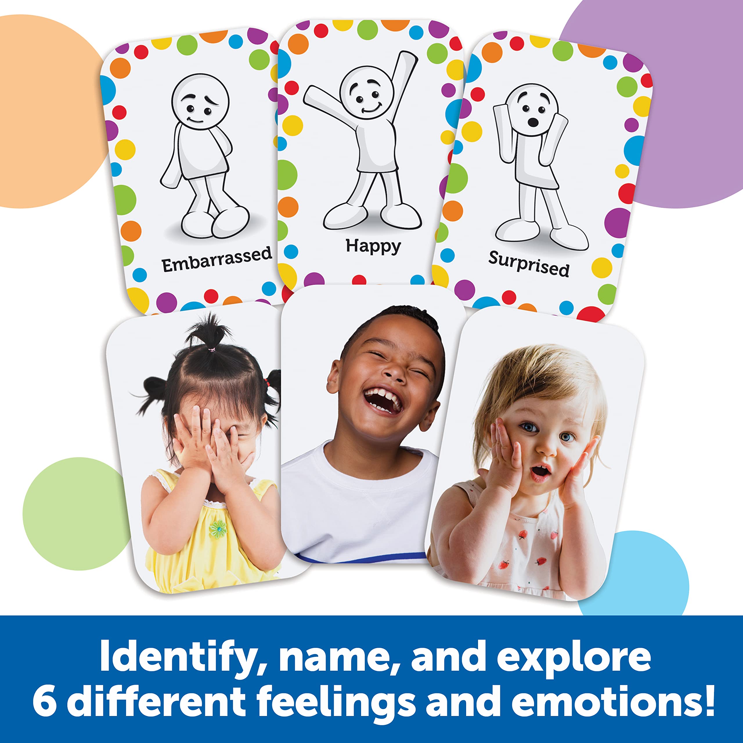 Foto 3 pulgar | Set De Actividades Learning Resources All About Me Feelings, 54 Unidades - Venta Internacional.