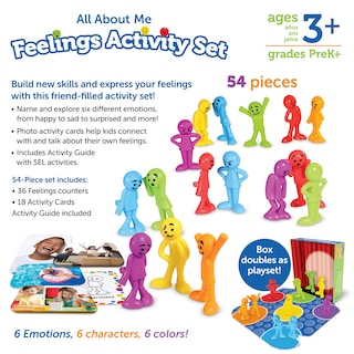 Foto 6 | Set De Actividades Learning Resources All About Me Feelings, 54 Unidades - Venta Internacional.