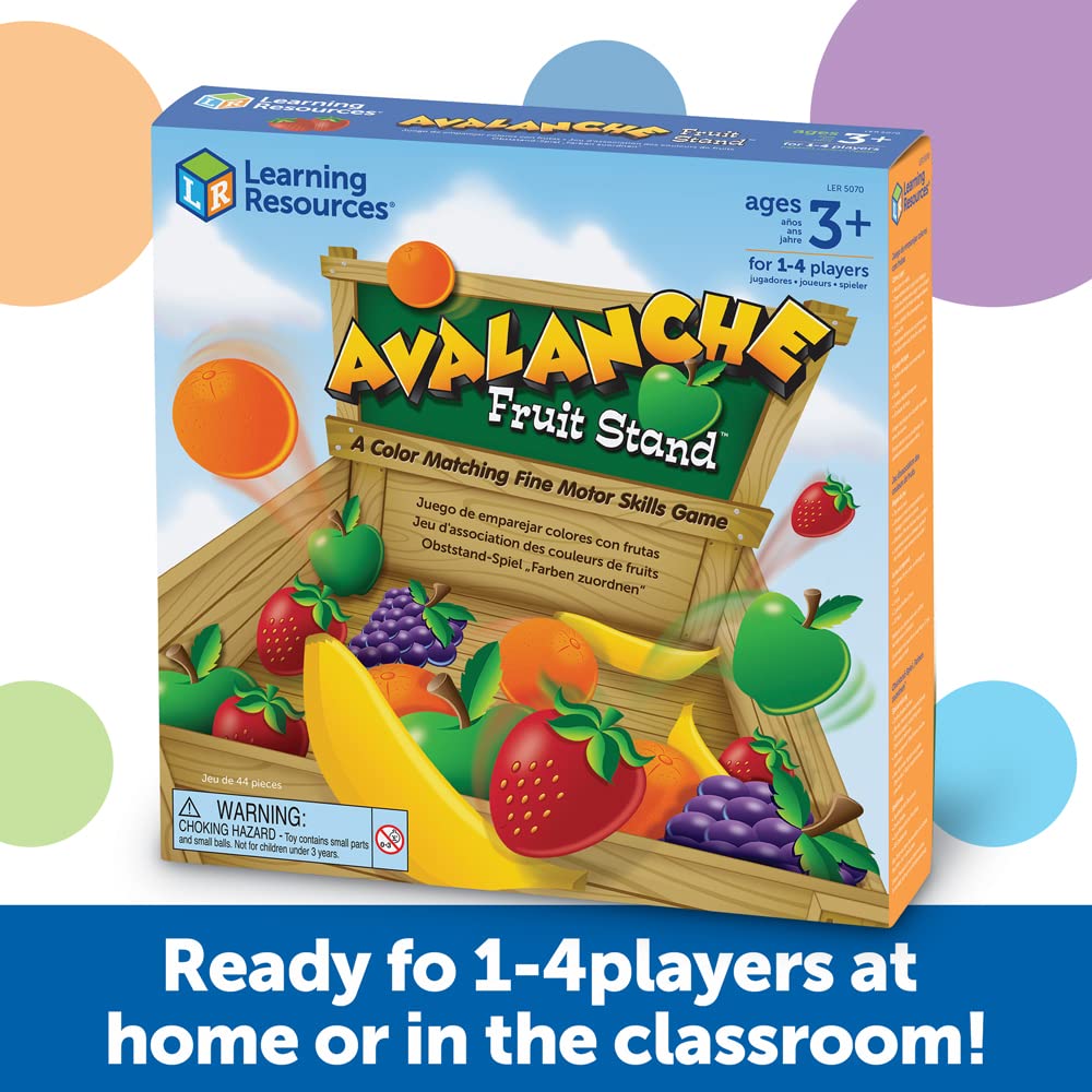 Foto 4 | Frutero Toy Learning Resources Para Avalanchas, 42 Piezas, Más De 3 Años - Venta Internacional.