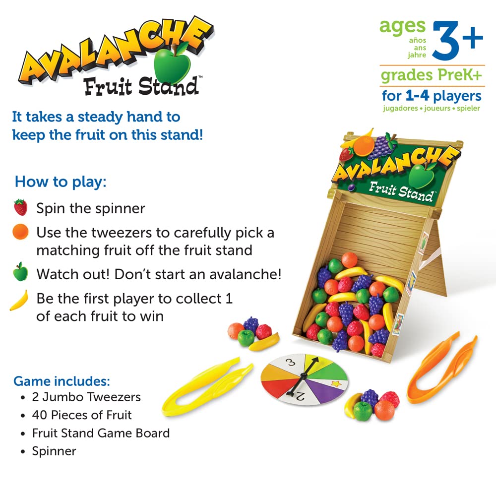 Foto 7 pulgar | Frutero Toy Learning Resources Para Avalanchas, 42 Piezas, Más De 3 Años - Venta Internacional.