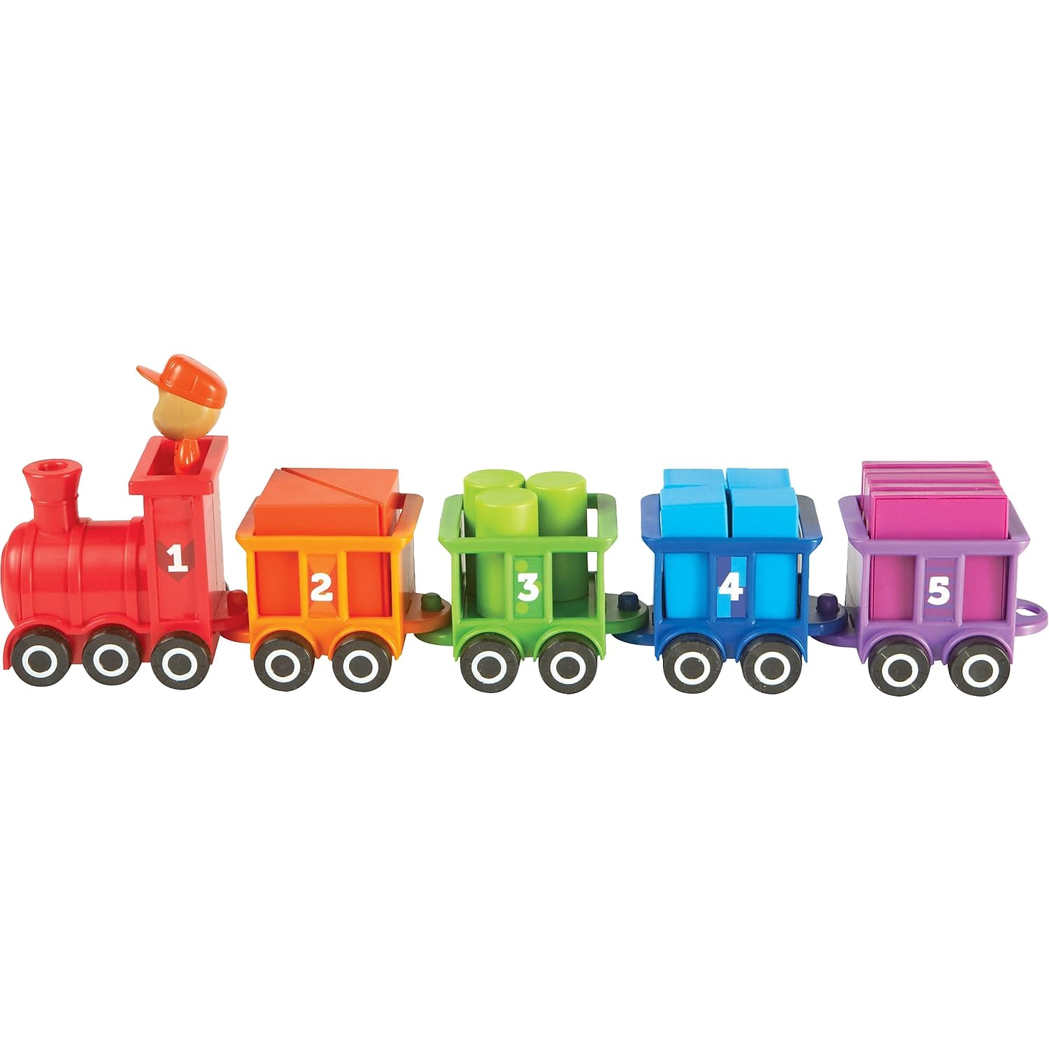 Foto 5 pulgar | Juguete Didáctico Recursos Didácticos Count & Colorea Choo Train - Venta Internacional.