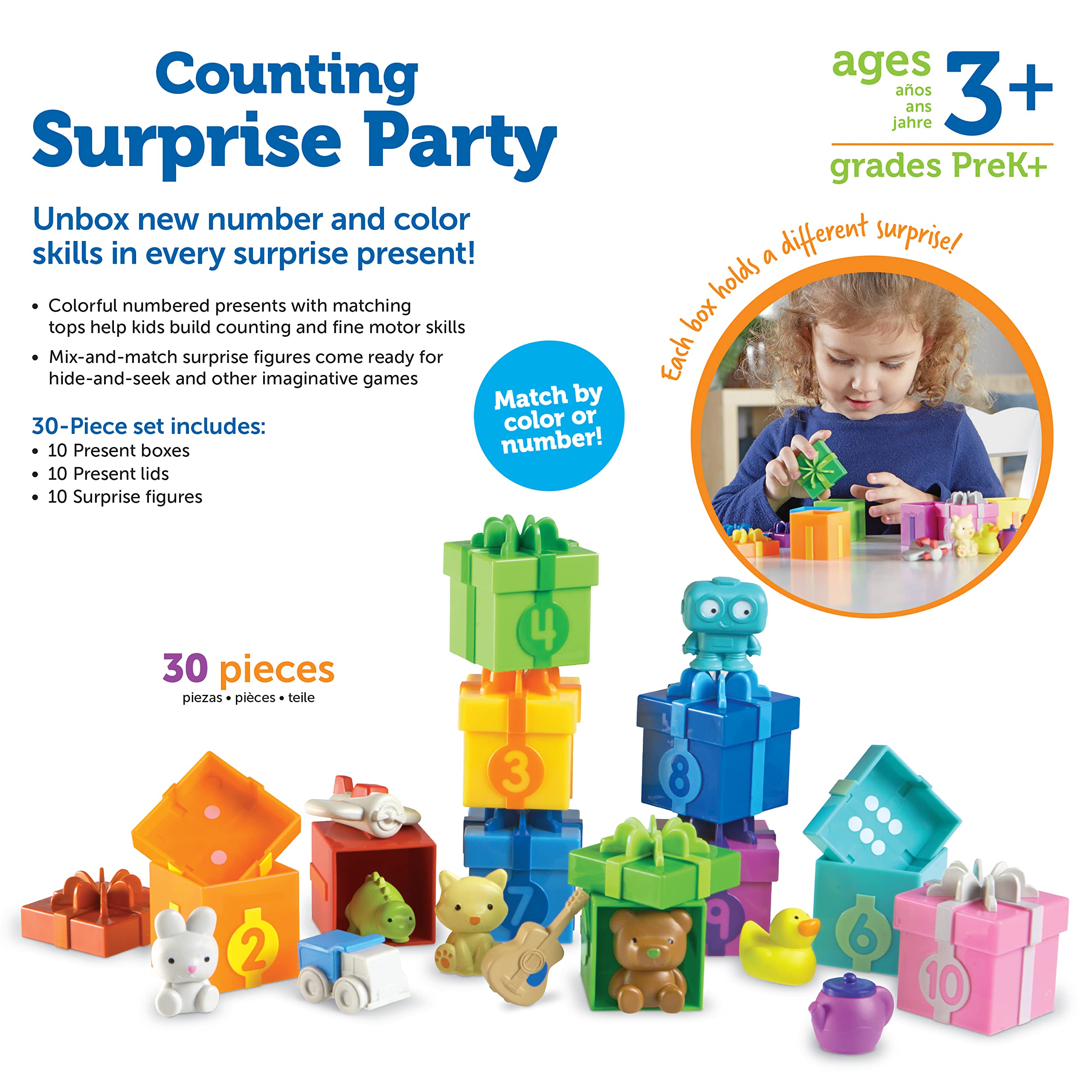 Foto 7 pulgar | Fiesta Sorpresa De Toy Learning Resources Counting Desde Hace Más De 3 Años - Venta Internacional.
