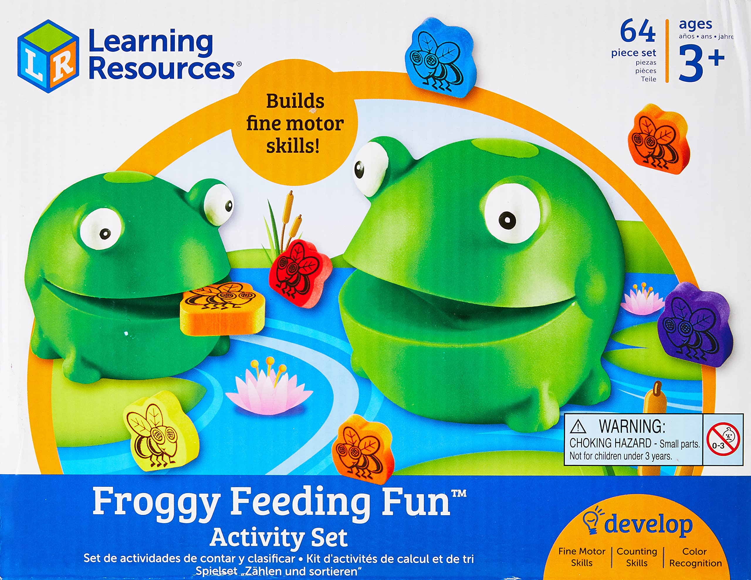 Set De Actividades Learning Resources Froggy Feeding Fun, 65 Piezas - Venta Internacional.