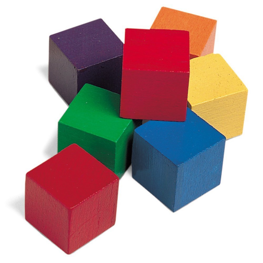 Recursos De Aprendizaje De Madera Con Cubos De Colores Para Niños Mayores De 4 Años - Venta Internacional.