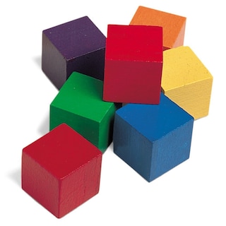 Foto 1 | Recursos De Aprendizaje De Madera Con Cubos De Colores Para Niños Mayores De 4 Años - Venta Internacional.
