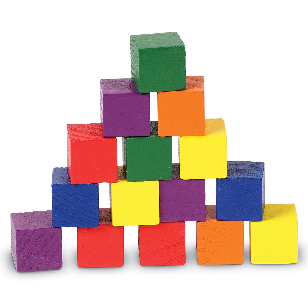 Foto 4 pulgar | Recursos De Aprendizaje De Madera Con Cubos De Colores Para Niños Mayores De 4 Años - Venta Internacional.