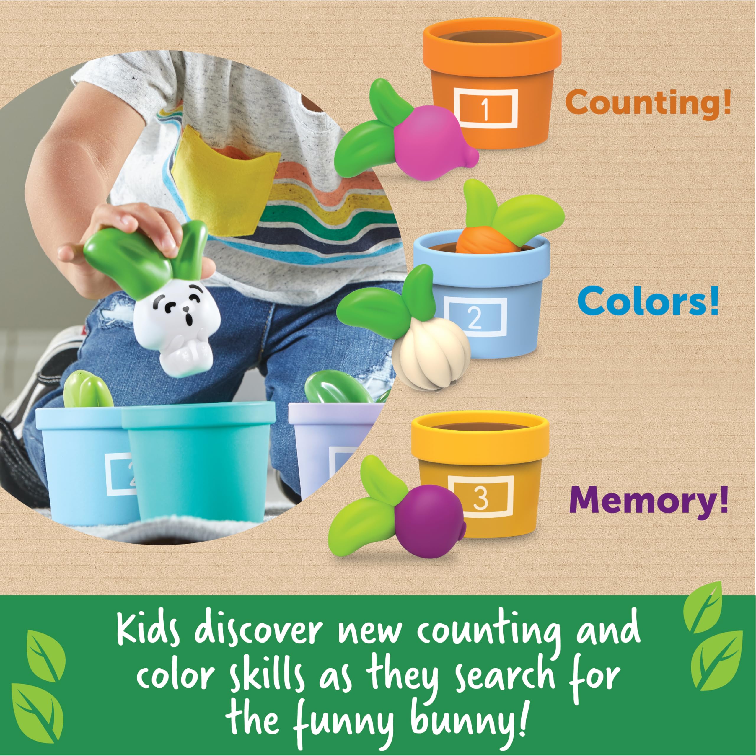 Foto 2 | Juguete Learning Resources Hide And Seek: Huerto De Más De 18 Meses - Venta Internacional.