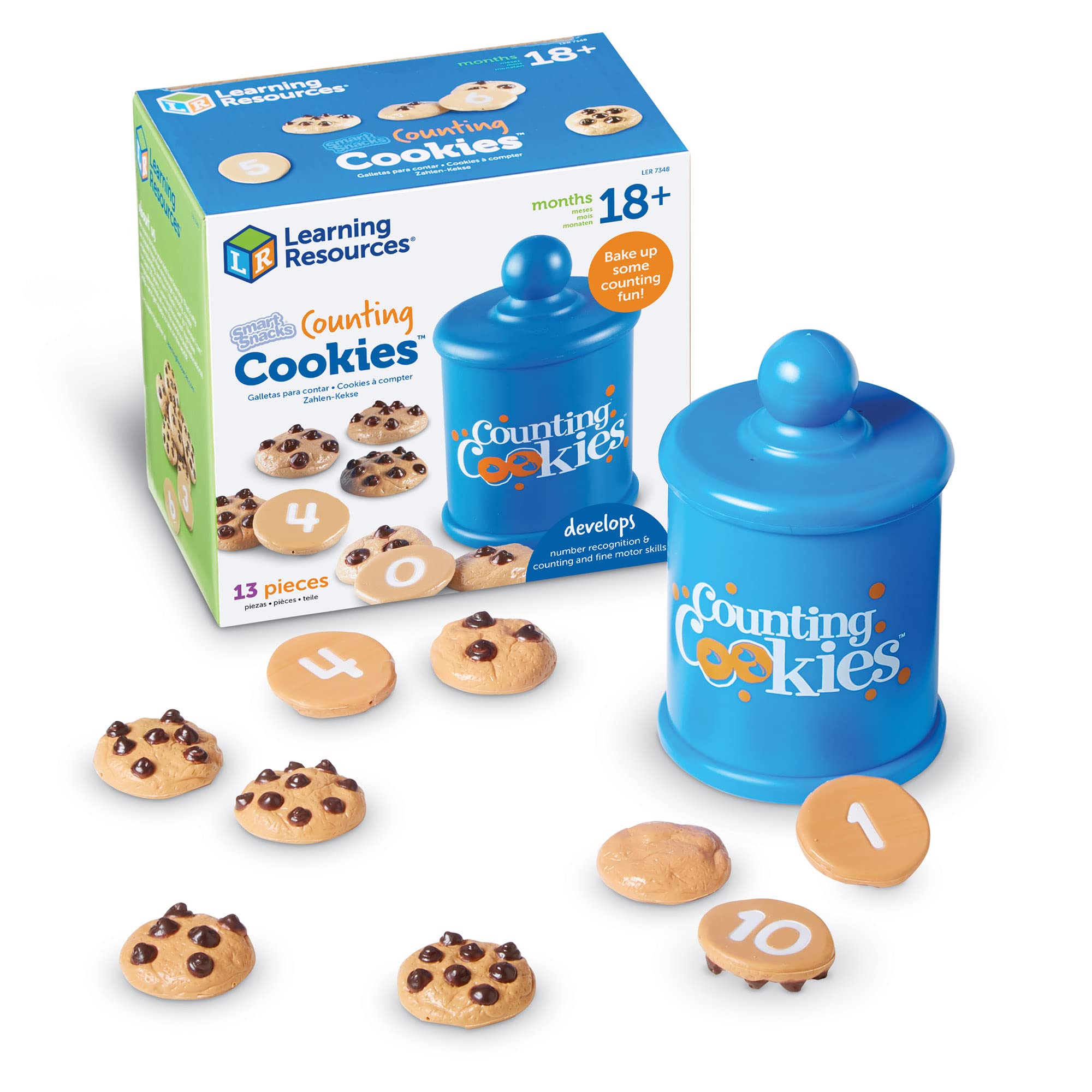 Galletas Inteligentes Para Contar, 13 Unidades, 18 Meses O Más, De Toy Learning Resources - Venta Internacional.