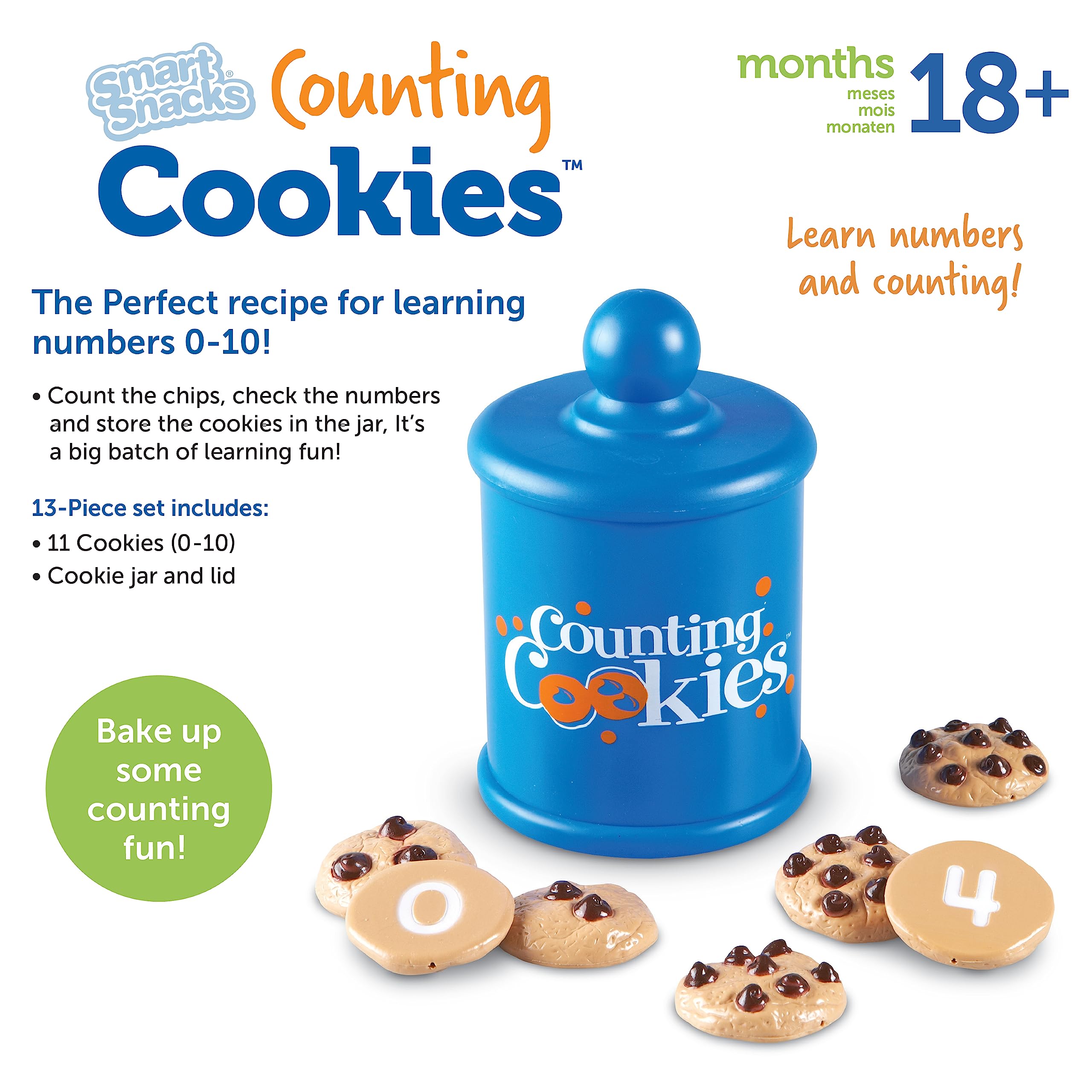 Foto 5 | Galletas Inteligentes Para Contar, 13 Unidades, 18 Meses O Más, De Toy Learning Resources - Venta Internacional.