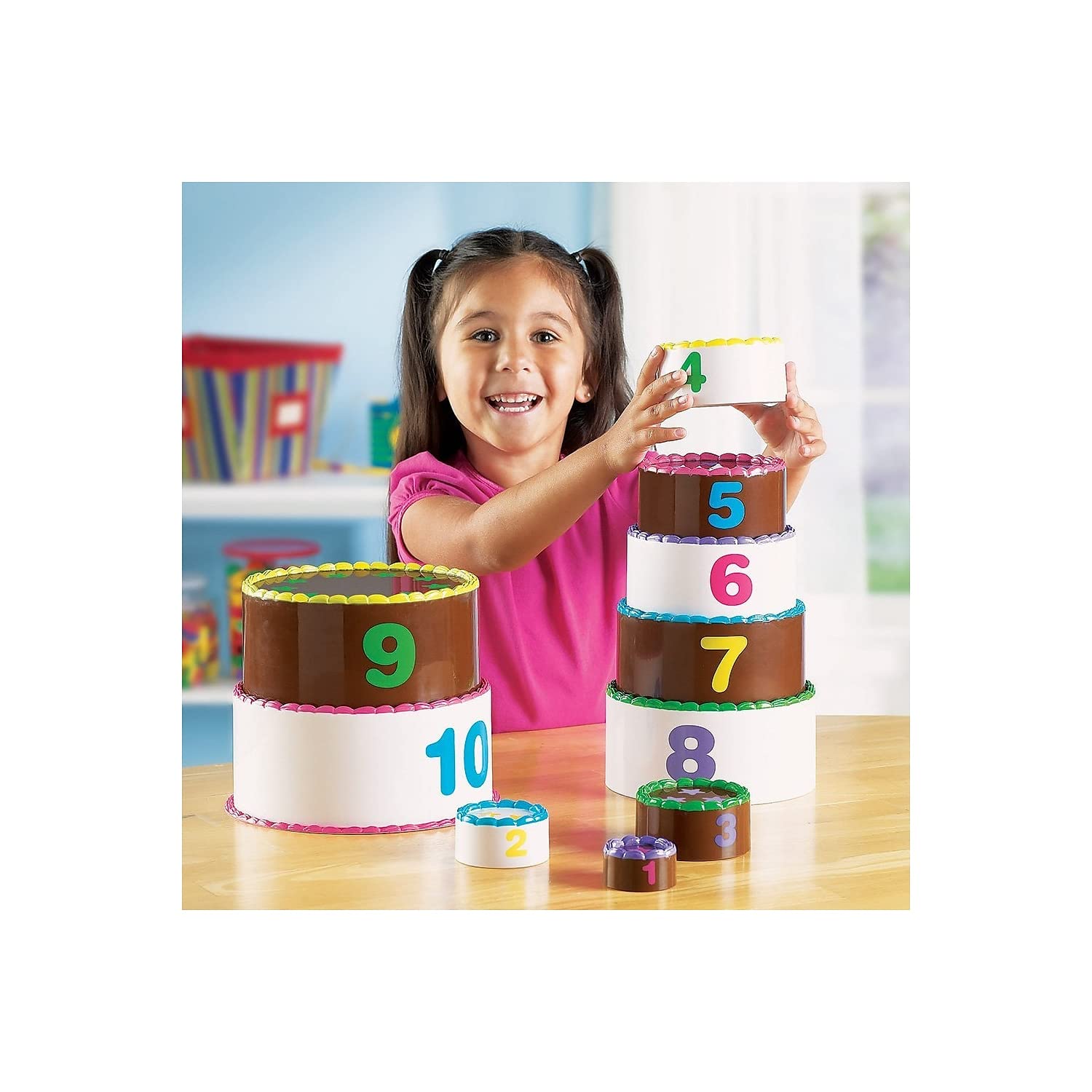 Foto 3 pulgar | Tarta De Más De 18 Meses Para Apilar Y Contar De Toy Learning Resources - Venta Internacional.