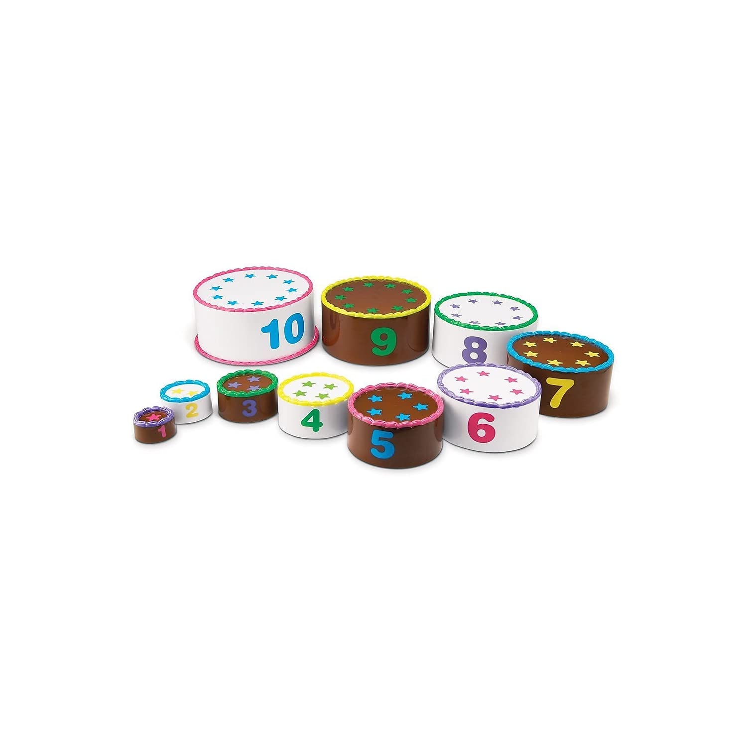 Foto 5 pulgar | Tarta De Más De 18 Meses Para Apilar Y Contar De Toy Learning Resources - Venta Internacional.