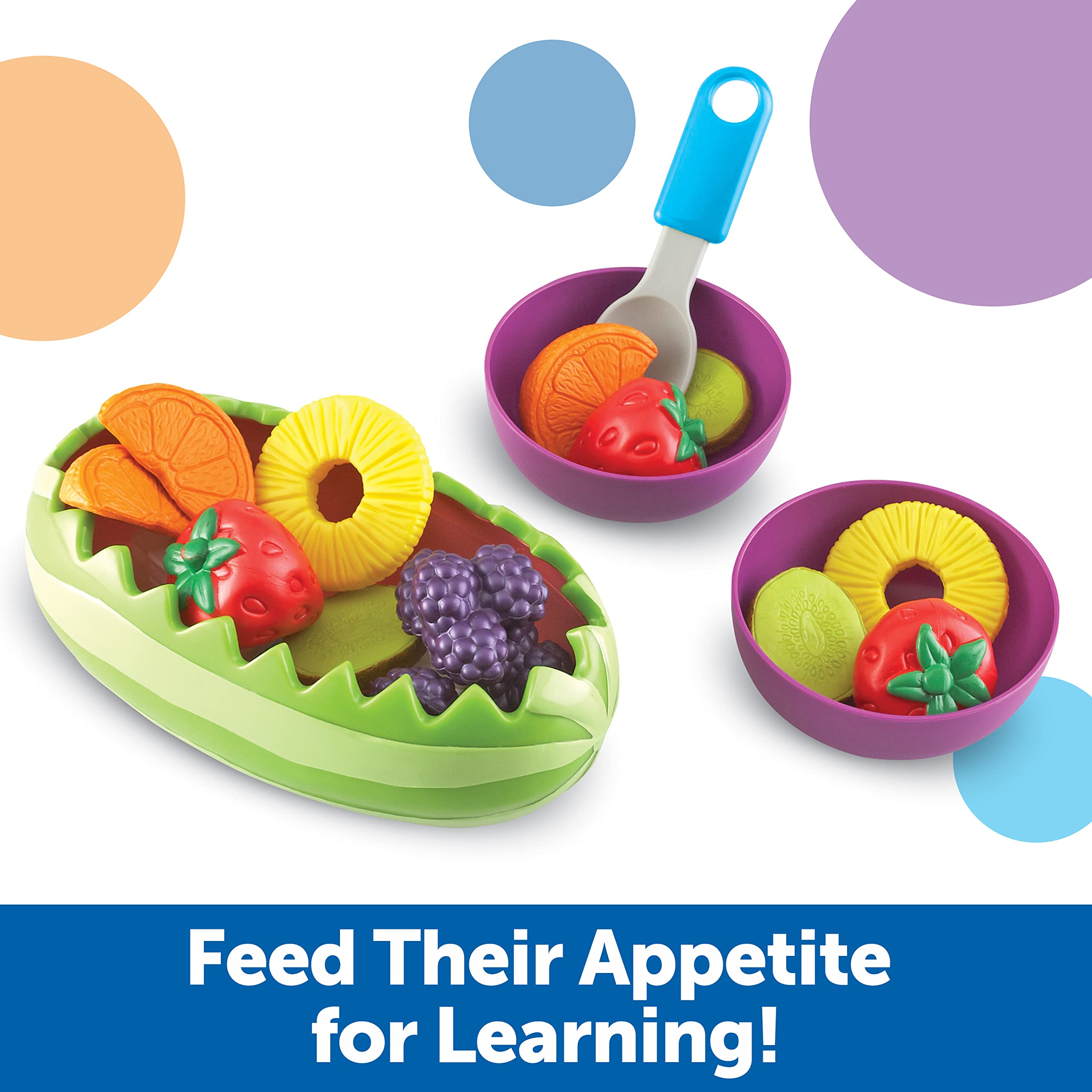 Foto 4 pulgar | Set De Ensaladas De Frutas Pretend Play Food Learning Resources, 18 Piezas - Venta Internacional.