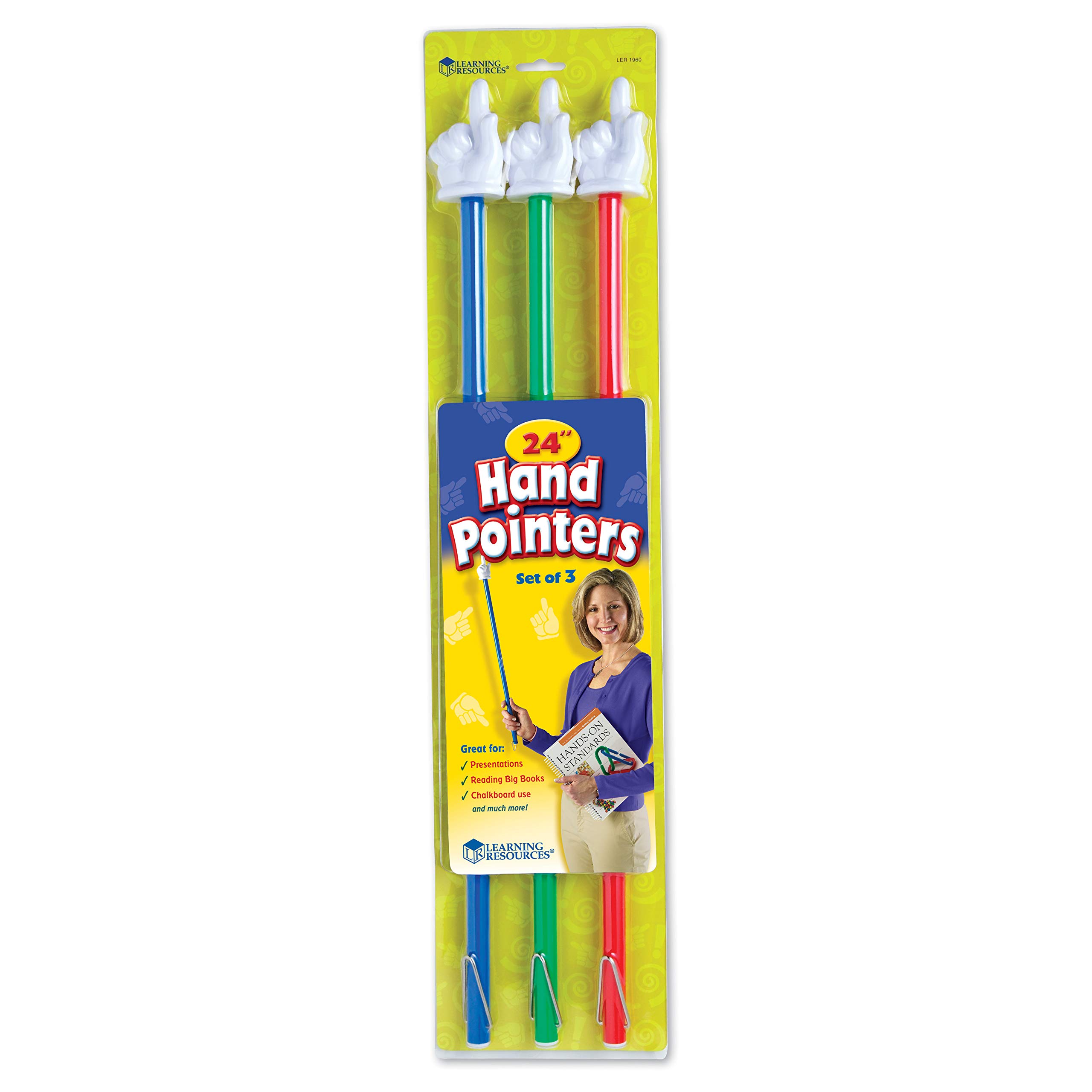 Foto 6 pulgar | Juego De 3 Pizarras Blancas Hand Pointers Learning Resources De 60 Cm - Venta Internacional.