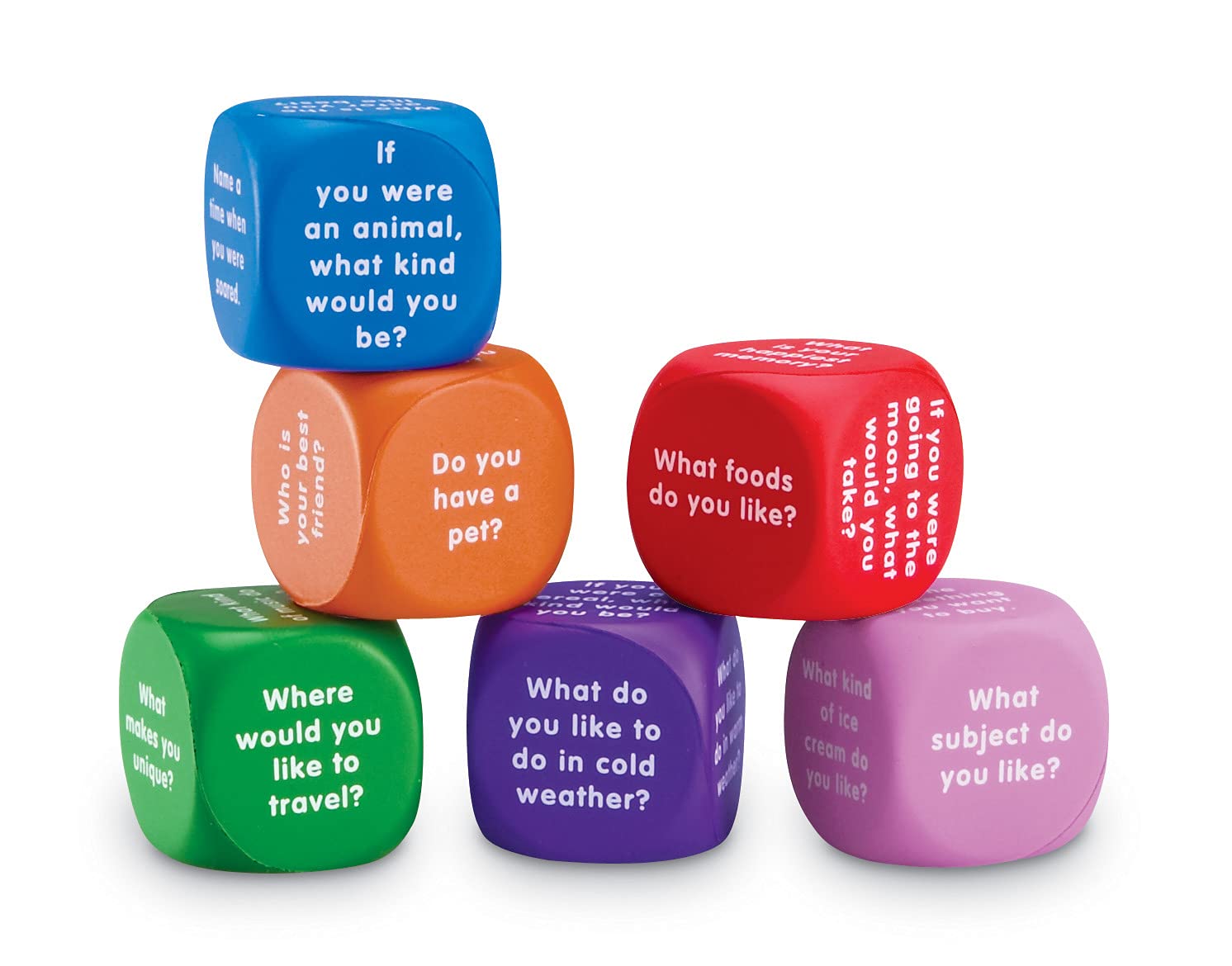 Foto 4 pulgar | Conversación Sobre Recursos De Aprendizaje De Foam Cubes, 6 Piezas, Más De 6 Años - Venta Internacional.