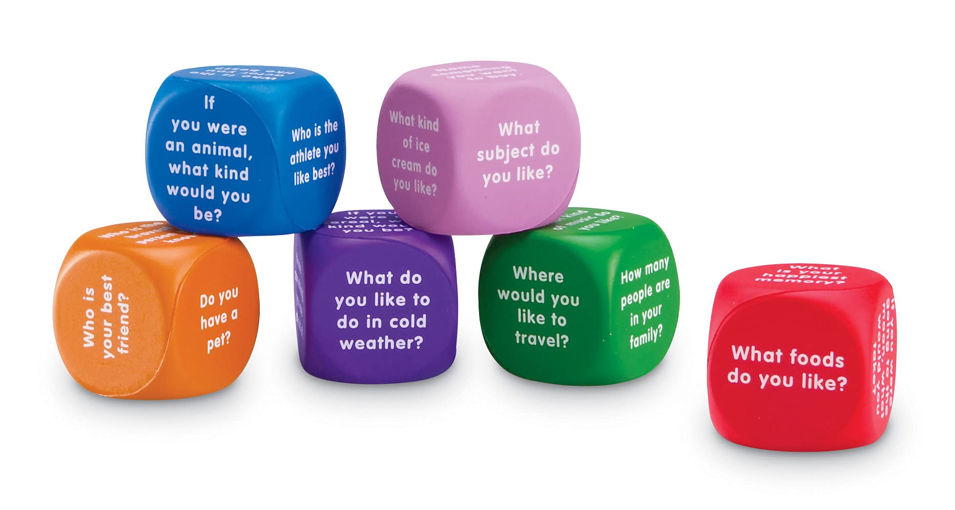 Foto 6 pulgar | Conversación Sobre Recursos De Aprendizaje De Foam Cubes, 6 Piezas, Más De 6 Años - Venta Internacional.