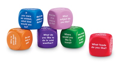 Foto 5 | Conversación Sobre Recursos De Aprendizaje De Foam Cubes, 6 Piezas, Más De 6 Años - Venta Internacional.