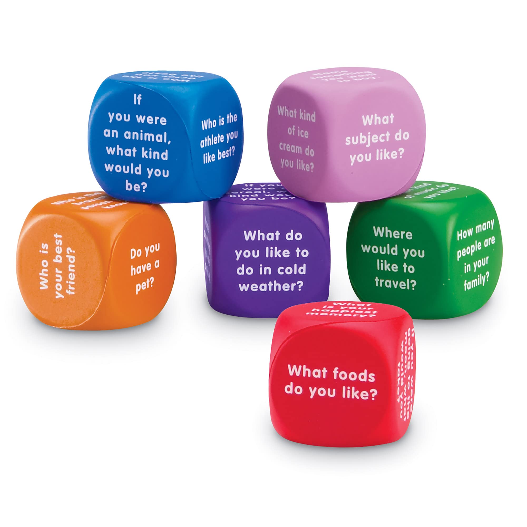 Foto 7 pulgar | Conversación Sobre Recursos De Aprendizaje De Foam Cubes, 6 Piezas, Más De 6 Años - Venta Internacional.