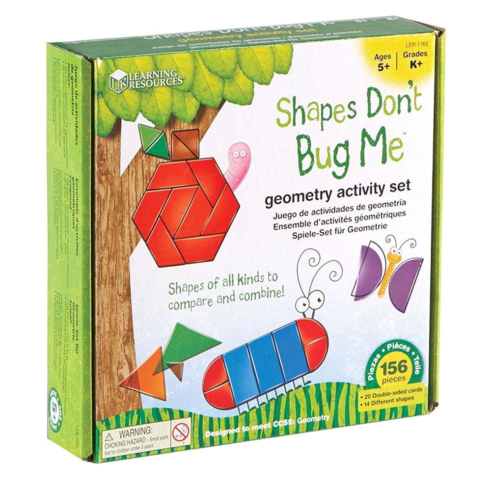 Set De Actividades Geométricas, Recursos De Aprendizaje, Formas, 136 Piezas - Venta Internacional.