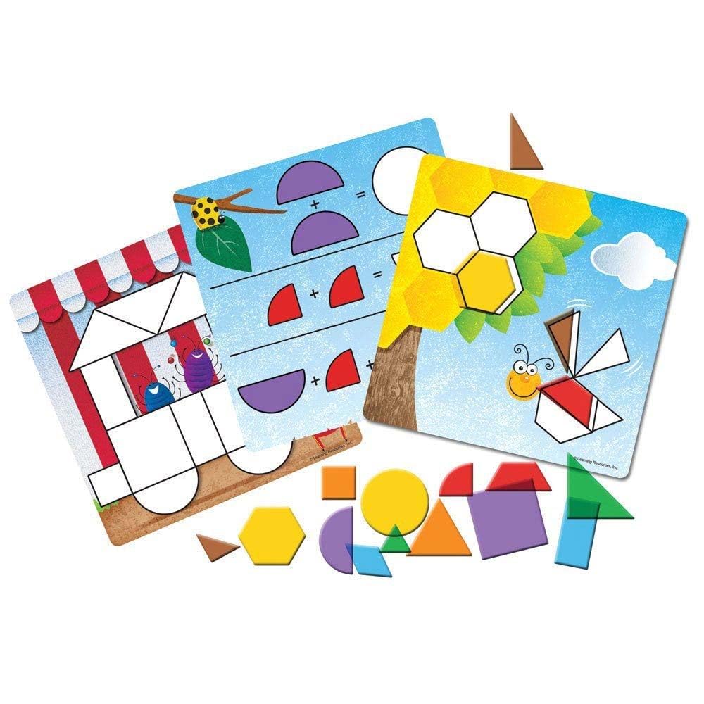 Foto 2 | Set De Actividades Geométricas, Recursos De Aprendizaje, Formas, 136 Piezas - Venta Internacional.