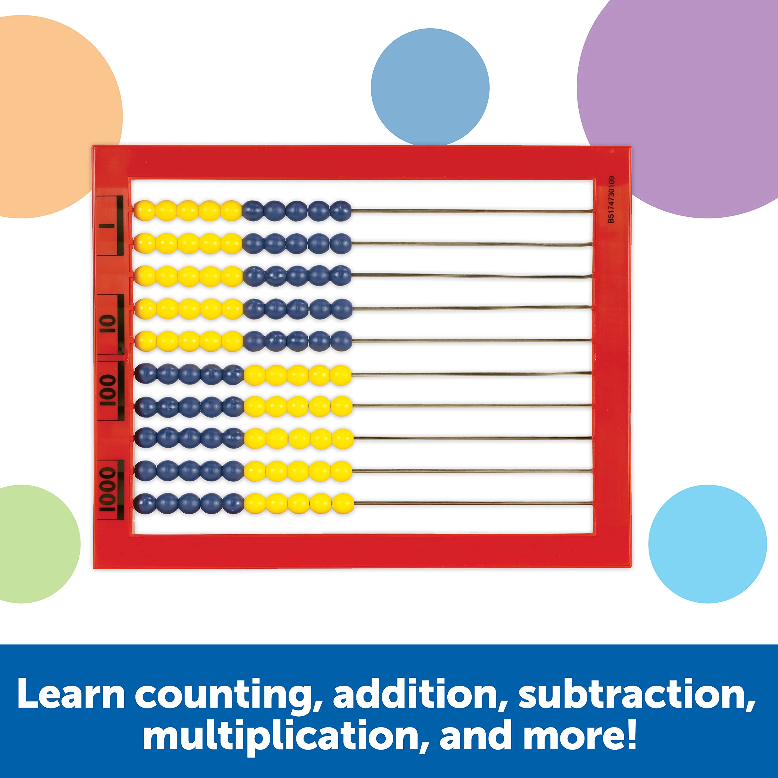 Foto 2 | Escritorio Abacus Learning Resources, Marco Rojo De 2 Colores - Venta Internacional.
