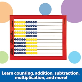 Foto 2 | Escritorio Abacus Learning Resources, Marco Rojo De 2 Colores - Venta Internacional.