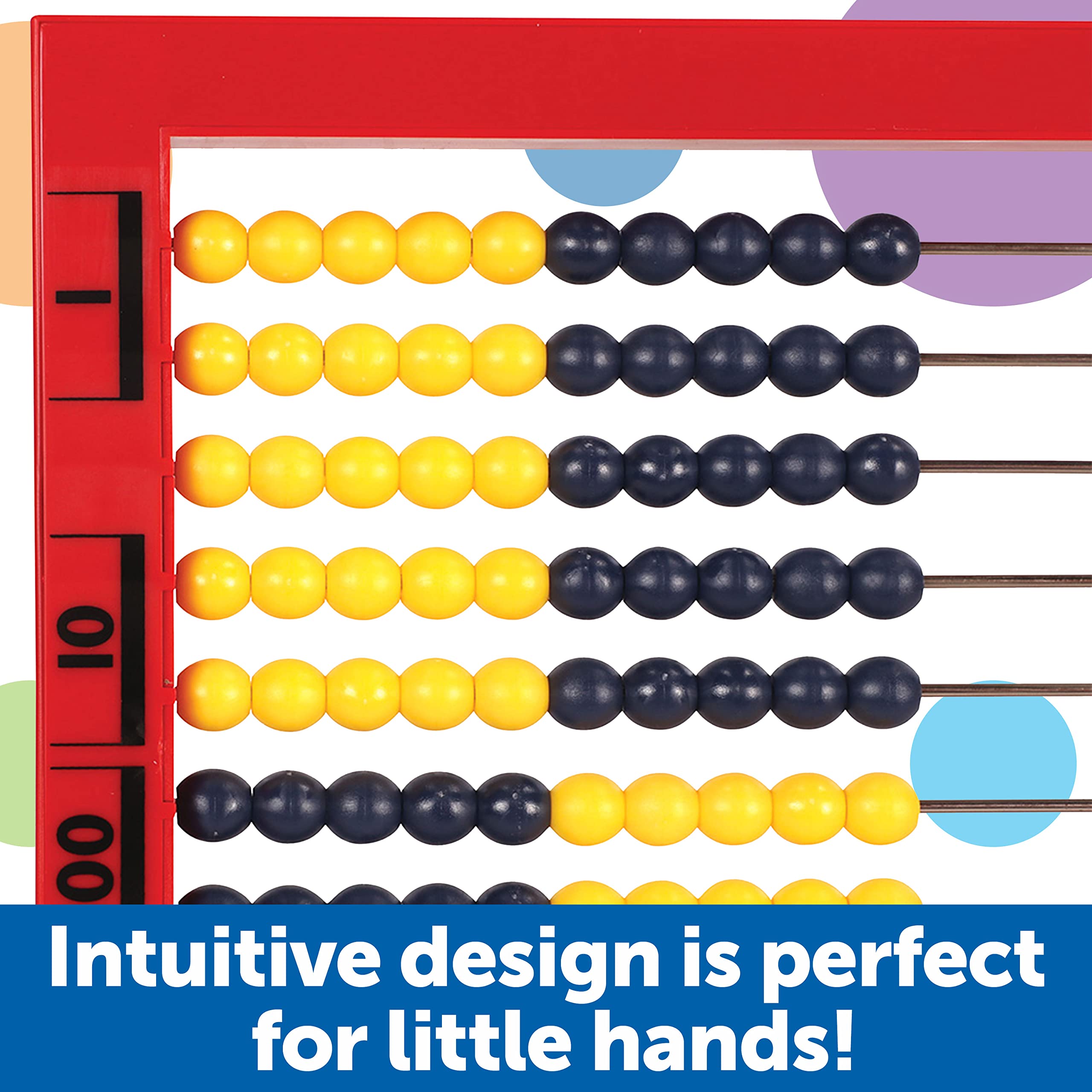 Foto 5 pulgar | Escritorio Abacus Learning Resources, Marco Rojo De 2 Colores - Venta Internacional.