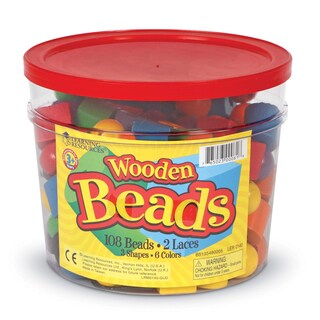 Foto 1 | Juego De Cuentas Learning Resources Beads In A Balde, 110 Unidades, Más De 3 Años - Venta Internacional.