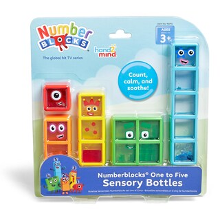 Foto 1 | Sensory Bottles Hand2mind Numberblocks De Uno A Cinco Niños De 3 A 5 Años - Venta Internacional.