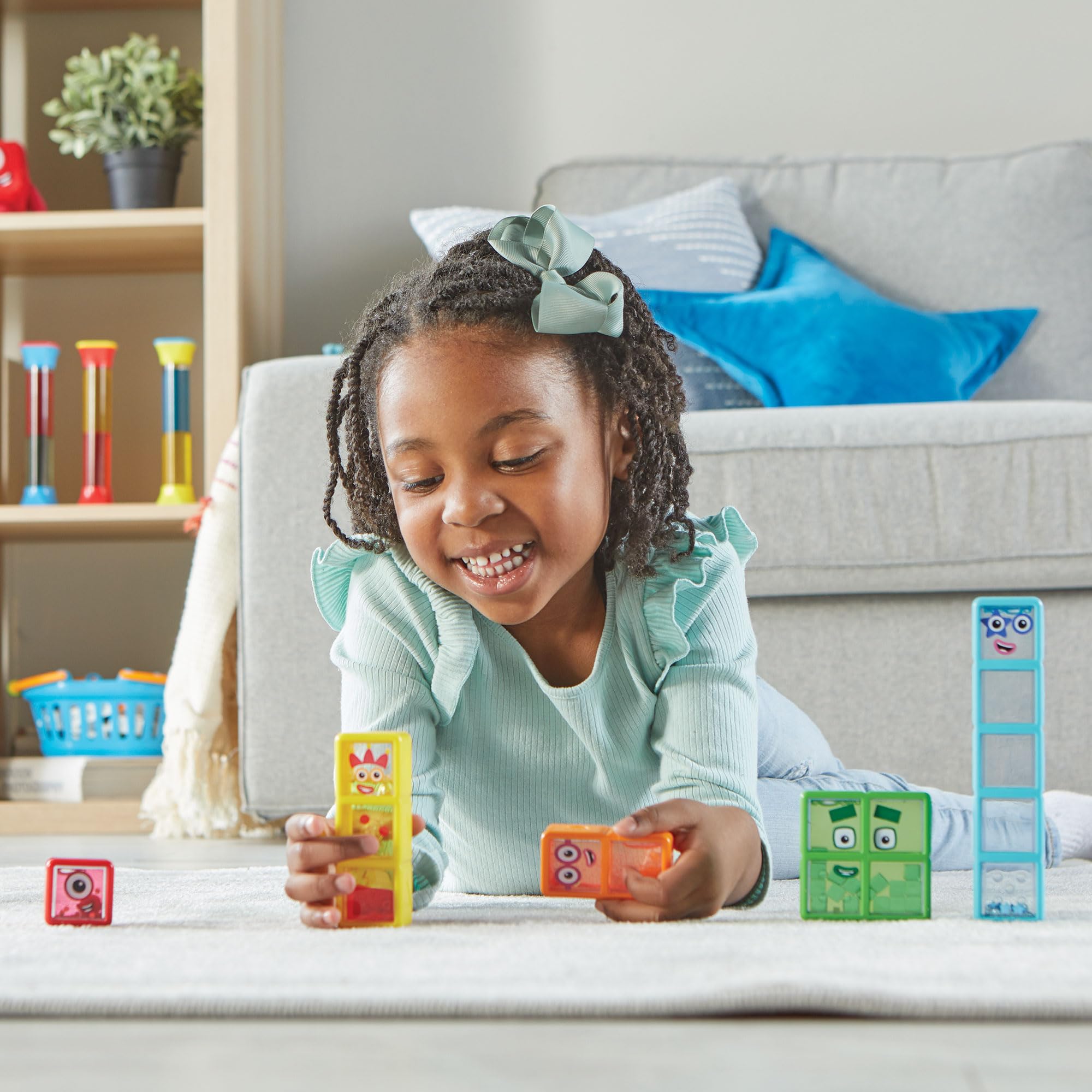 Foto 7 | Sensory Bottles Hand2mind Numberblocks De Uno A Cinco Niños De 3 A 5 Años - Venta Internacional.