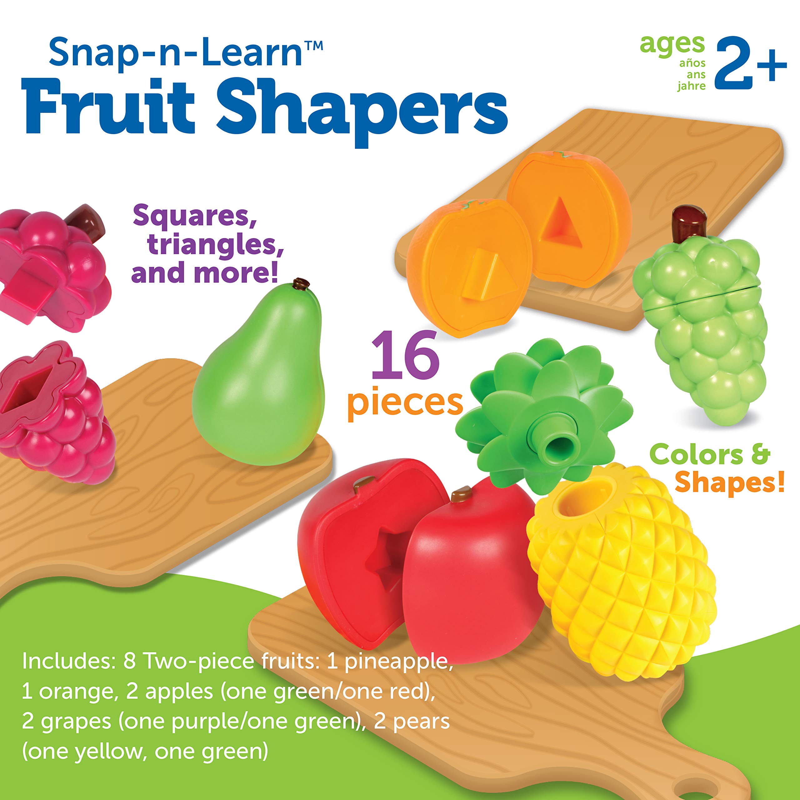 Foto 6 pulgar | Toy Learning Fruit Shapers Snap-n-learn De Toy Learning Desde Hace Más De 2 Años - Venta Internacional.