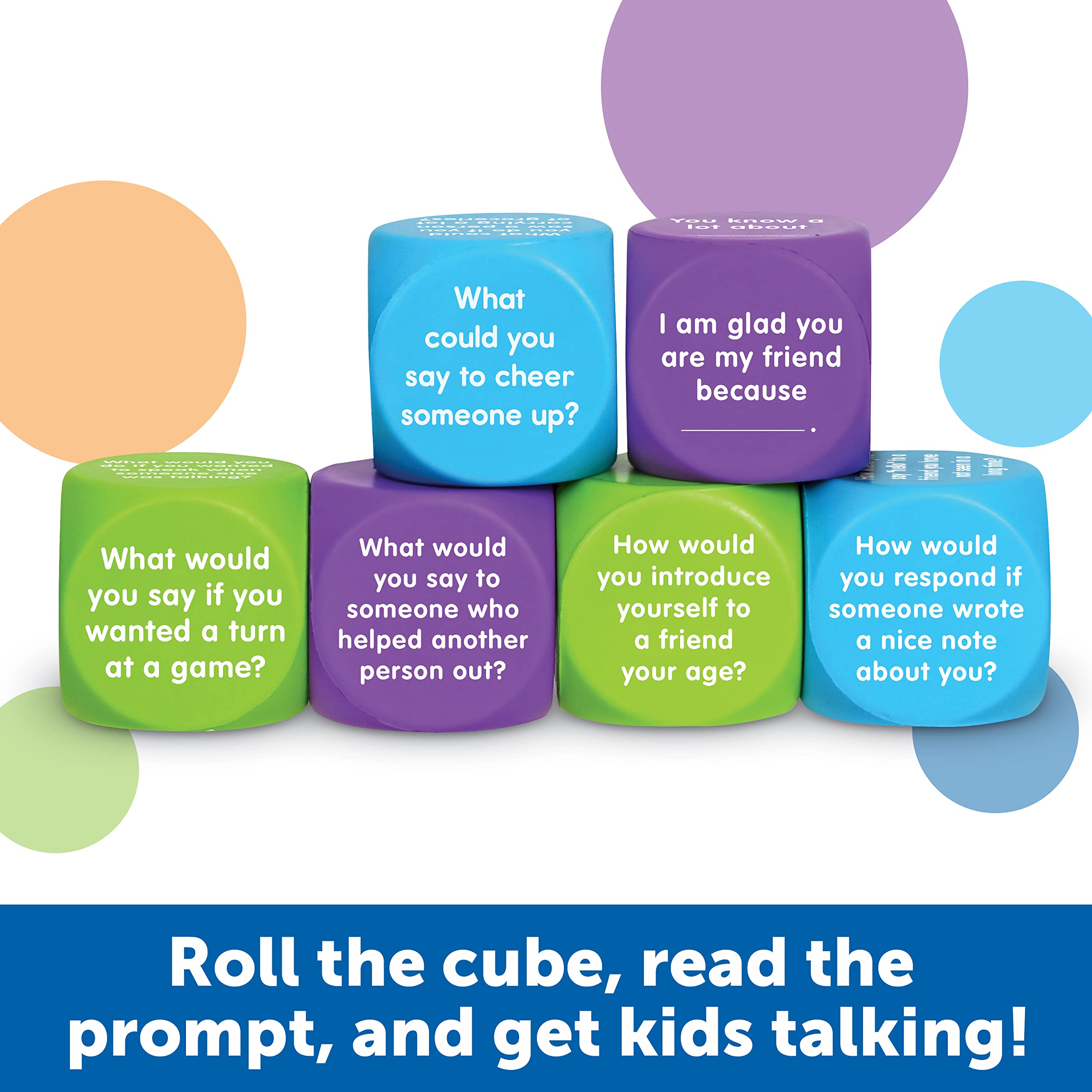 Foto 3 pulgar | Cubos Be Kind De Toy Learning Resources, 6 Piezas Para Mayores De 5 Años - Venta Internacional.