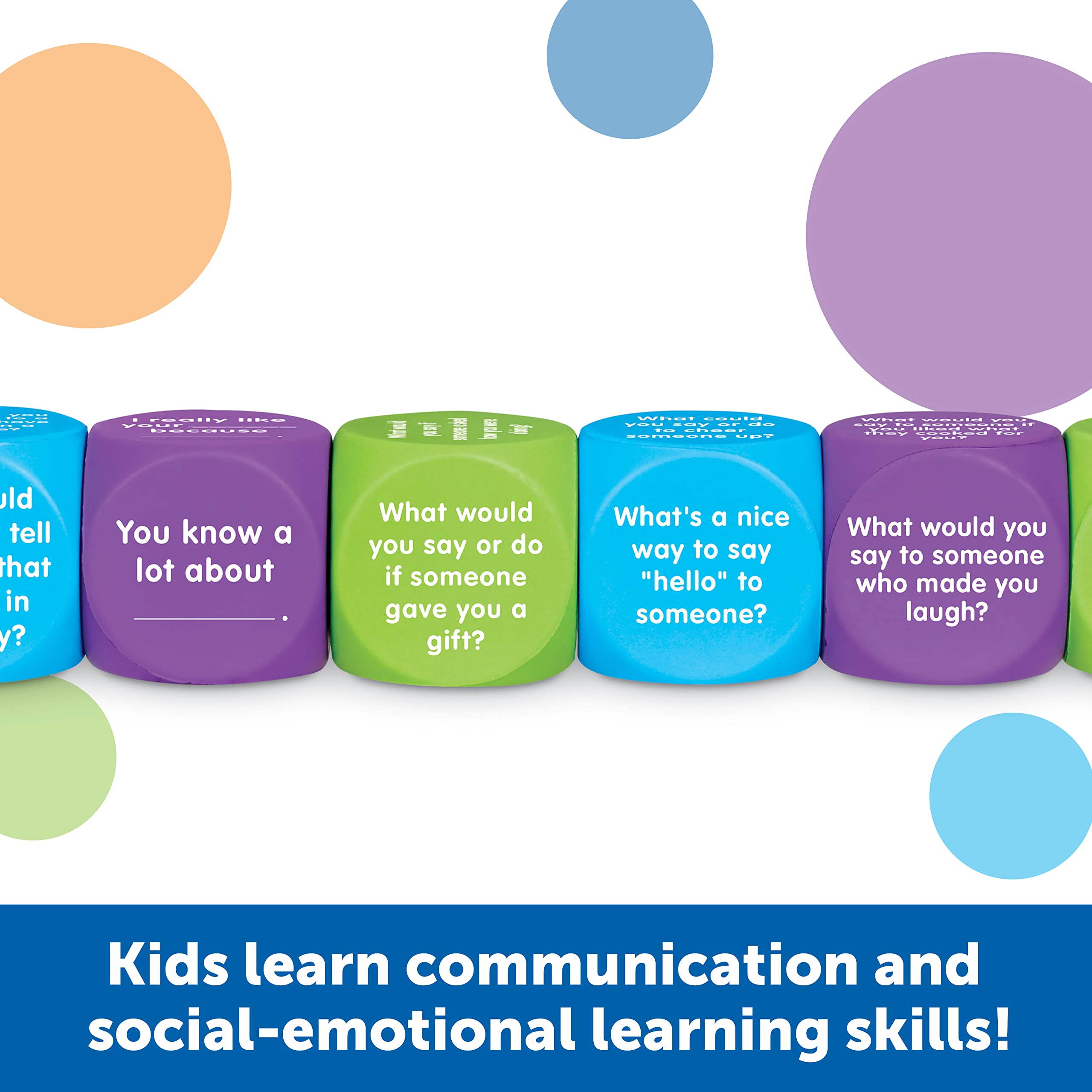Foto 4 pulgar | Cubos Be Kind De Toy Learning Resources, 6 Piezas Para Mayores De 5 Años - Venta Internacional.