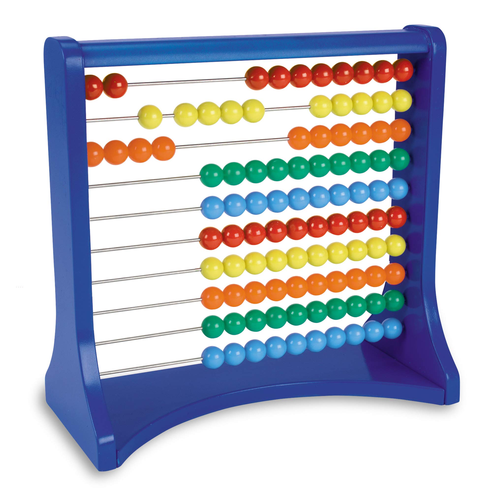 Juguete Matemático Abacus Learning Resources De Diez Hileras Para Niños Mayores De 5 Años - Venta Internacional.